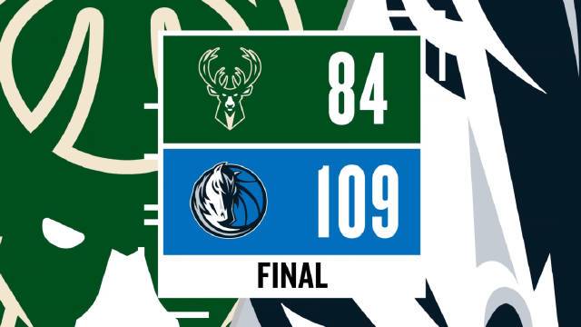  NBA季前赛 雄鹿  84 - 109  独行侠 集锦