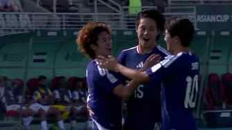 [咪咕全场集锦]U23亚洲杯-日本5-0叙利亚取开门红 佐藤龙之介2射2传