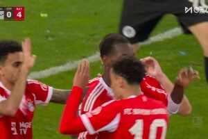 [进球视频] 拜仁前场再次断球！穆西亚拉直塞助攻杰克逊破门！