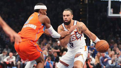 🏀雷霆力压太阳头名出线 亚历山大37+8 杰伦威复出 布克21+8+6