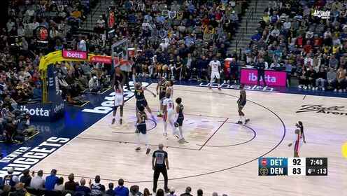 ??穆雷24+5+10&兩度錯失扳平罰球掘金憾負活塞！坎寧安22+11