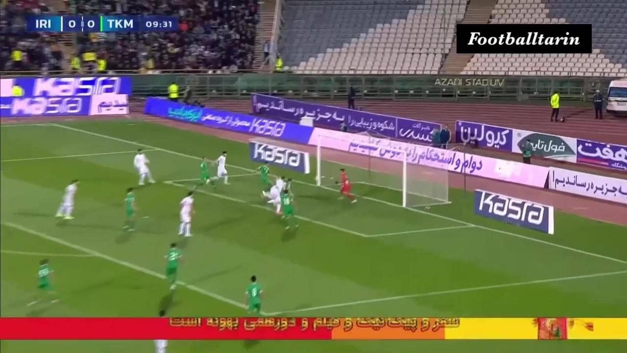  世预赛-阿兹蒙破门 伊朗主场5-0轻取土库曼斯坦