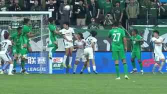 國安角球開出黃山自擺烏龍 十人國安2-0英博