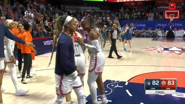  WNBA常规赛 明尼苏达山猫  82 - 83  康涅狄格太阳 全场集锦