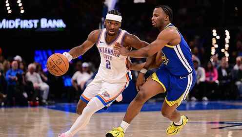 ??雷霆賽季橫掃勇士！SGA27+5+5 桑托斯22+11 波杰姆17+6+6