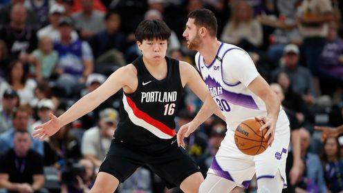 ??楊瀚森不到4分鐘僅2分 開拓者2分險勝爵士 朱哥27+8 馬卡32分