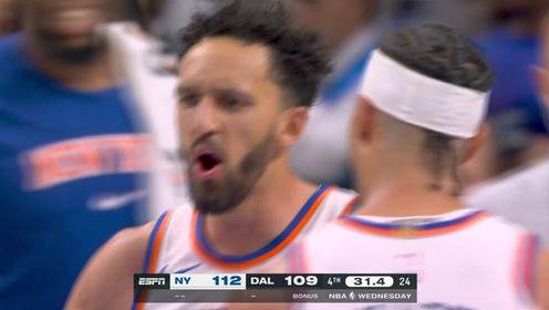 ??尼克斯險勝獨行俠 布倫森復出28分 弗拉格缺陣 拉塞爾23+7