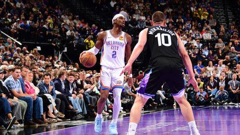 🏀翻了50分！雷霆8人上双大胜爵士豪取8连胜 亚历山大31+8