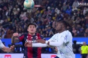  国米1-1遭扳平！比塞克禁区手球送点！奥尔索里尼点射破门！