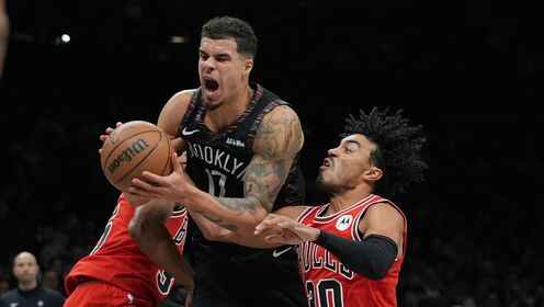 ??籃網險勝公牛止5連敗 鮑威爾制勝搶斷 波特24+7 克洛尼23+11