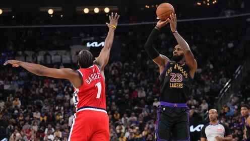 ??快船拒絕湖人逆轉(zhuǎn) 小卡26分鐘24分 哈登18+10 東契奇32+11+8