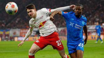 德甲-泰里耶破门希克建功 勒沃库森客场3-1RB莱比锡