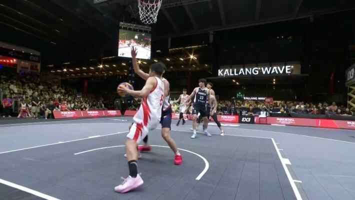 04月05日三人籃球亞洲杯男子半決賽 中國三人籃球隊15-21韓國三人籃球隊 全場集錦