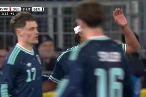  德國(guó)2-2再次扳平！維爾茨送精準(zhǔn)助攻！格納布里前插挑射破門！