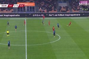 國(guó)米3-0領(lǐng)先！圖拉姆接隊(duì)友斷球遠(yuǎn)射破門