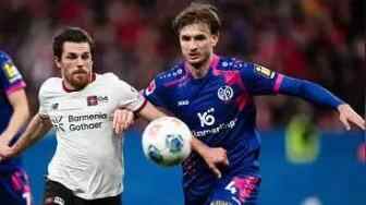 德甲-貝克爾破門寬薩絕平 勒沃庫森1-1美因茨