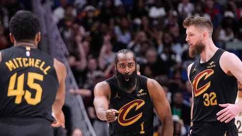 ??騎士末節(jié)爆發(fā)擒鵜鶘取3連勝 哈登20+10&末節(jié)13分 米切爾27+7