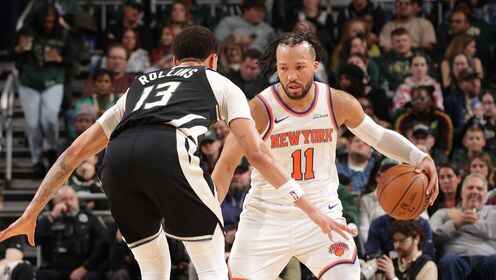 ??尼克斯7人上雙輕取雄鹿 布倫森27+7 唐斯17+13 小波特11+10