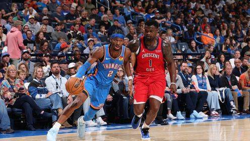 ??雷霆大勝鵜鶘豪取7連勝 亞歷山大三節30+7 錫安20+9+6