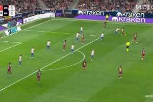 可惜！亞馬爾凌波微步瓦解馬競防線，起腳兜射稍稍打偏