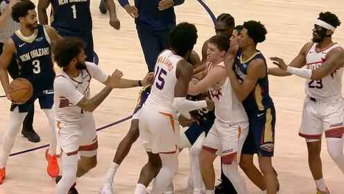 ?爆發(fā)激烈沖突！馬威跟老六打架！前者居高臨下一頓爆錘！