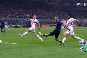 [进球视频] 国米先下一城！姆希塔良挑传助攻，迪马尔科不停球直接打门得手！