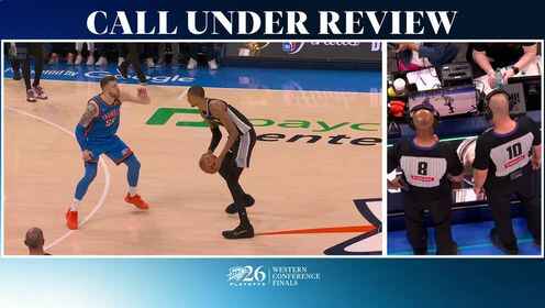  俄克拉荷馬雷霆_NBA西決G7：馬刺111-103雷霆_挑戰變&ldquo;送分&rdquo;！文班肘翻哈騰挑戰成功戴格諾特激動上頭反送馬刺罰球