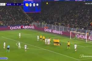  國米80分鐘打破僵局！迪馬爾科任意球無解弧線繞過人墻破門！