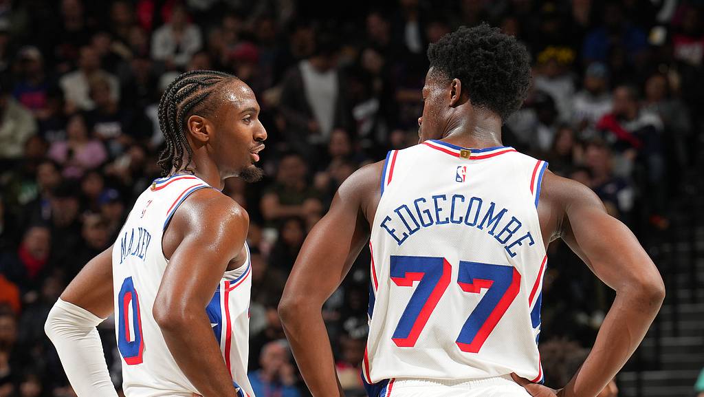 ??76人送籃網6連敗 恩比德缺陣 馬克西26+6+7 烏布雷29分