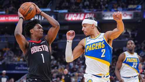 ??火箭擊敗步行者取3連勝 申京平賽季最高39分 KD缺陣 西卡27分