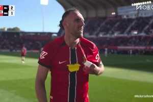 皇馬遭絕殺！馬略卡快速進攻，穆里奇第91分鐘爆射破門！