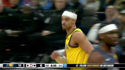 ??步行者送雷霆賽季第9敗 亞歷山大47分 內姆哈德27+7+11