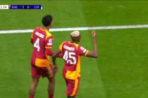  嚇人！奧斯梅恩門前包抄破門！伊爾馬茲進(jìn)攻越位在先進(jìn)球無效！