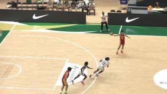 🏀张博源19+6+5 刘李10+5 中国男篮U19力克纽约复兴者