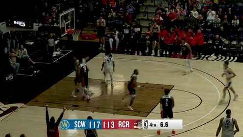 隊(duì)友三分不中 楊瀚森輕松補(bǔ)扣成功