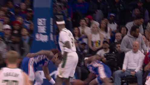 ??76人送雄鹿3連敗 喬治9記三分 恩比德29+9 特納賽季新高31分