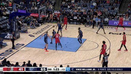 格蘭特vs灰熊拿下21分7籃板3助攻集錦