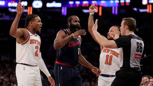 ??尼克斯三人20+擊沉快船止4連敗！唐斯20+11+7 哈登復(fù)出23+9