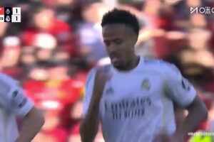 復出首戰破門！阿諾德角球精準制導，米利唐高高躍起頭槌扳平