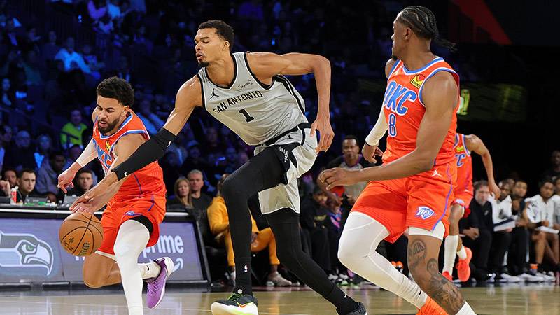 12月14日NBA杯半决赛 马刺 - 雷霆 全场录像