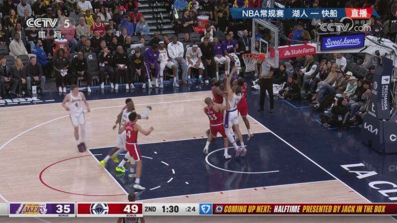 12月21日NBA常规赛 湖人 - 快船 全场录像