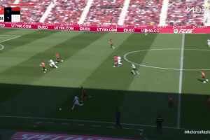 法國超跑太快了！姆巴佩高速前插倒地射門被擋出