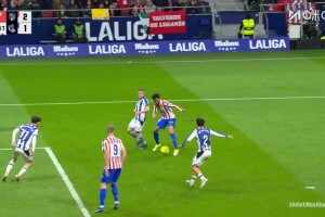  馬競2-1再次領先！格列茲曼寫意腳后跟助攻，岡薩雷斯抽射破門！