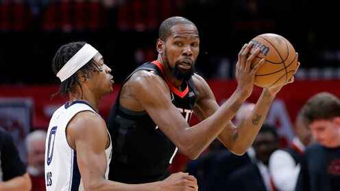 ??火箭逆轉擒灰熊！申京17投15中轟33+9+6 杜蘭特33+8 JJJ17+7