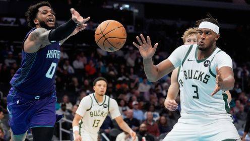 ?黄蜂轻取雄鹿 卡尔克布伦纳8中8砍17分9板3帽 字母哥缺阵