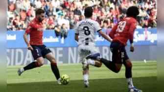 西甲-穆里奇雙響布迪米爾補時絕平 十人奧薩蘇納2-2十人馬略卡