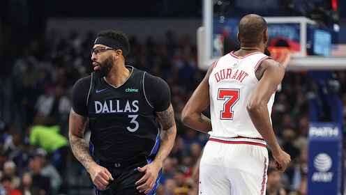 ??獨(dú)行俠終結(jié)火箭4連勝！濃眉26+12+5帽 申京傷退 杜蘭特34+5+7