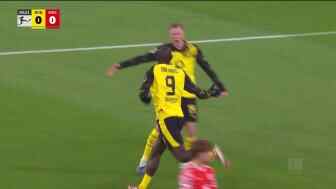  多特先下一城！萊爾森定位球傳中，吉拉西高高躍起頭球破門！