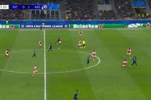 阿森納1-0領先國米！廷伯送助攻，熱蘇斯飛身墊射破門