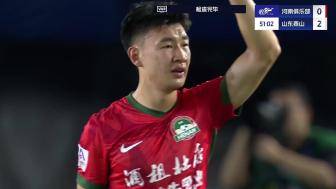 卡多索头球破门河南扳回一球，VAR介入判进球有效